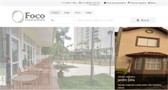 Desktop Screenshot of imobiliariafoco.com.br